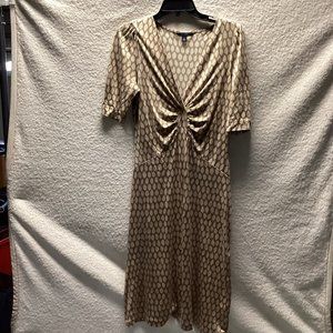 Banana Republic size M light brown floral print dress